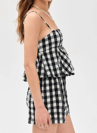 Free People - Regata xadrez Mia