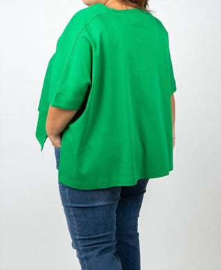 Psophia - CAMISETA DOLMAN COM GOLA V E UM BOLSO