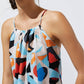 By Anthropologie - Silky Sleeveless Printed Jumpsuit
