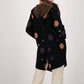 Gabby Isabella - Polka Hooded Open Front Cardigan