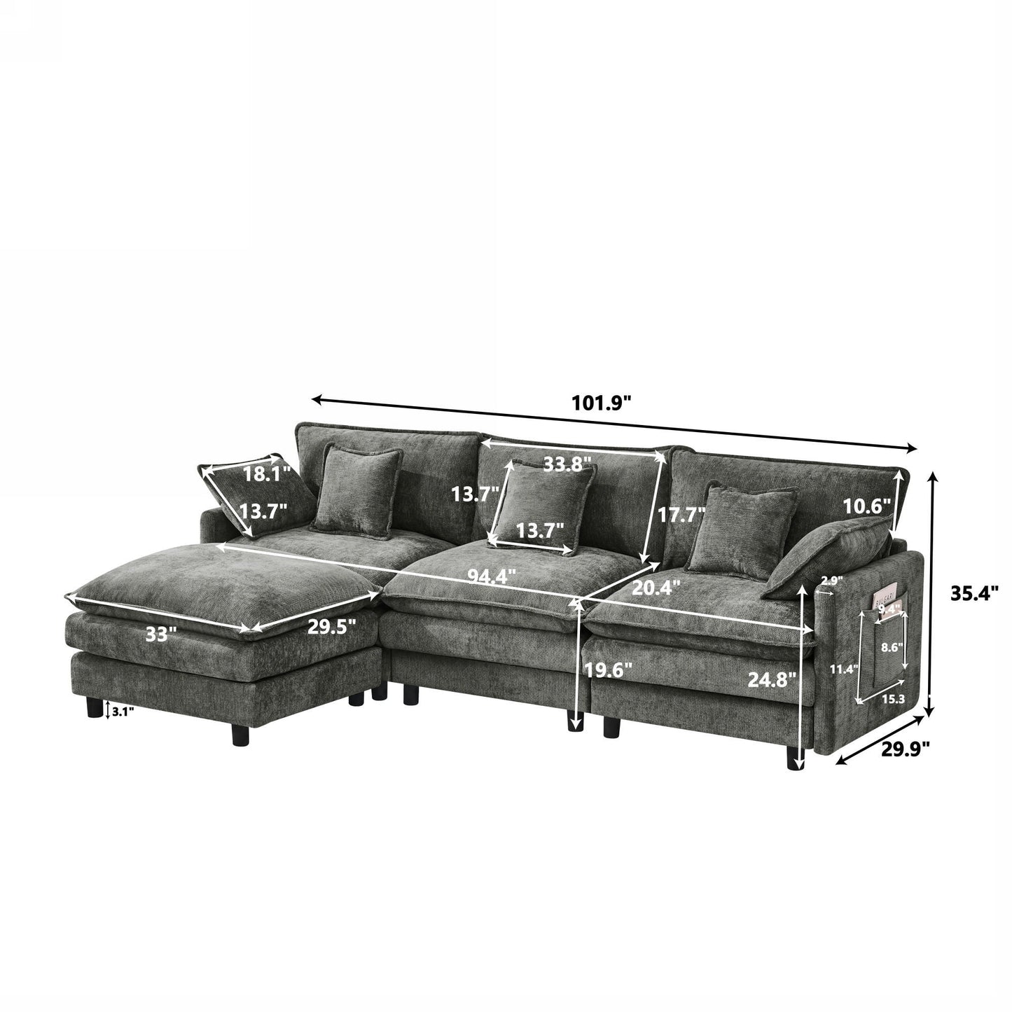 Sofa With Modular Design