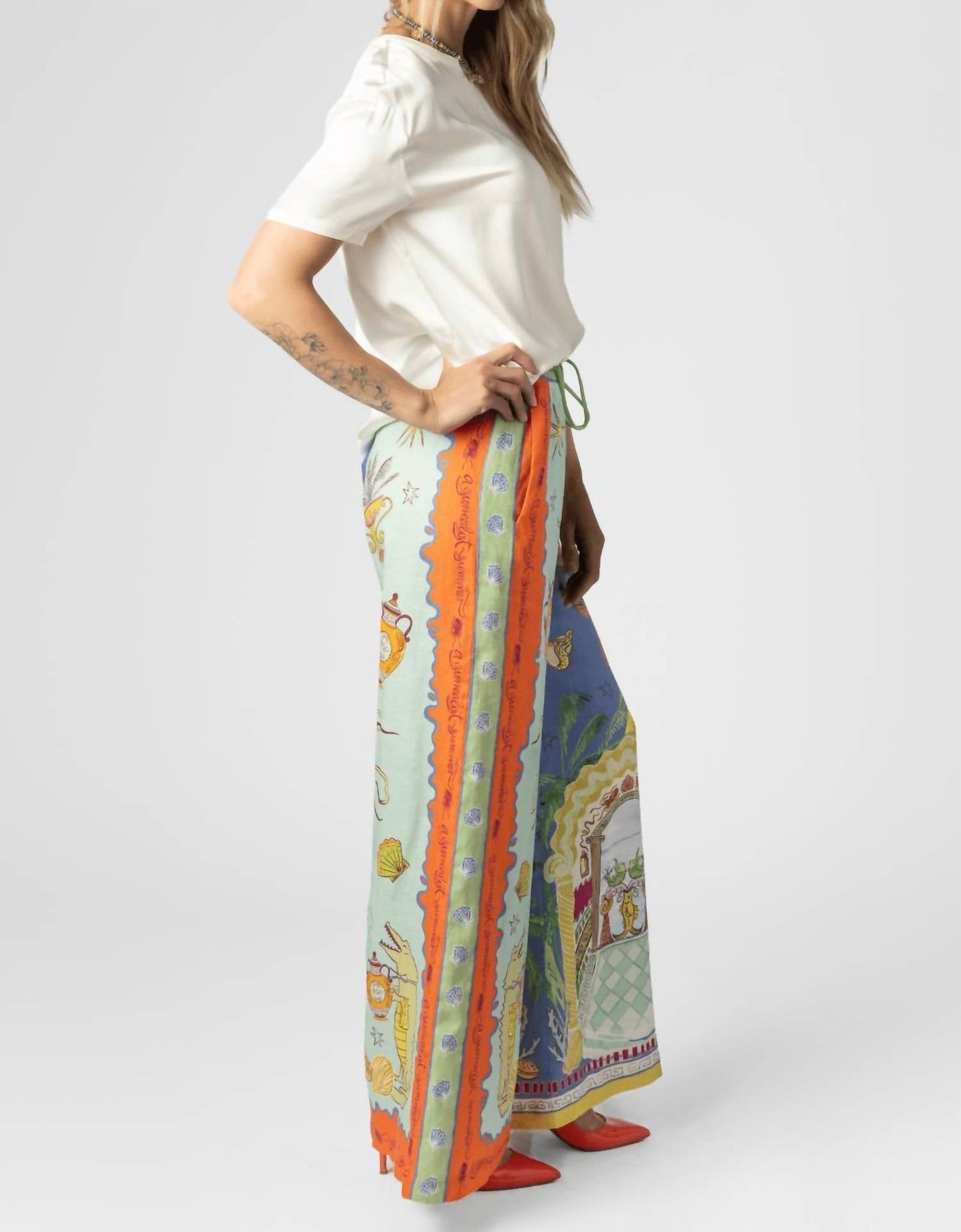Alemais - Surrealist Summer Pant