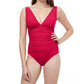 Profile By Gottex - V-Neck One Piece Swimsuit