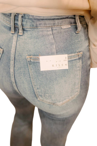 Ressuscitado - Calça Jeans Flare Hannah Vintage de Cintura Alta