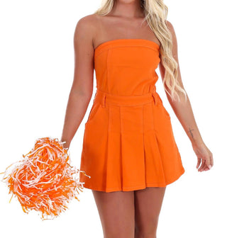 Day + Moon - Cheer You On Denim Mini Dress