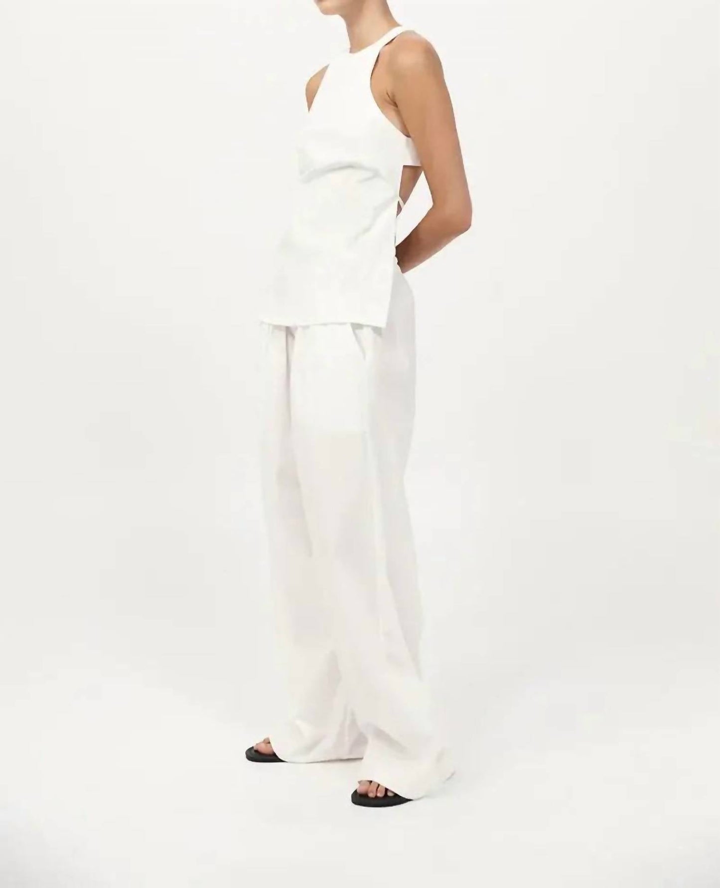 St. Agni - Racerback High Neckline Top
