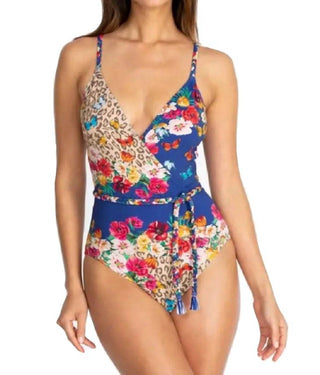 Johnny Was - Fleur Trançado Wrap Uma Peça