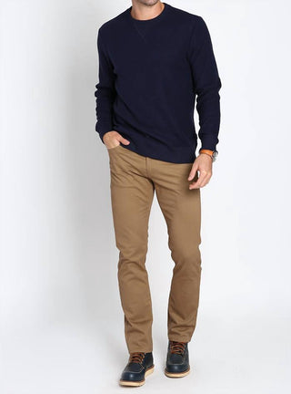 Jachs New York - Moletom com gola redonda e estampa waffle escovada