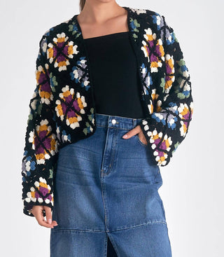 Elan - Cardigan de crochê