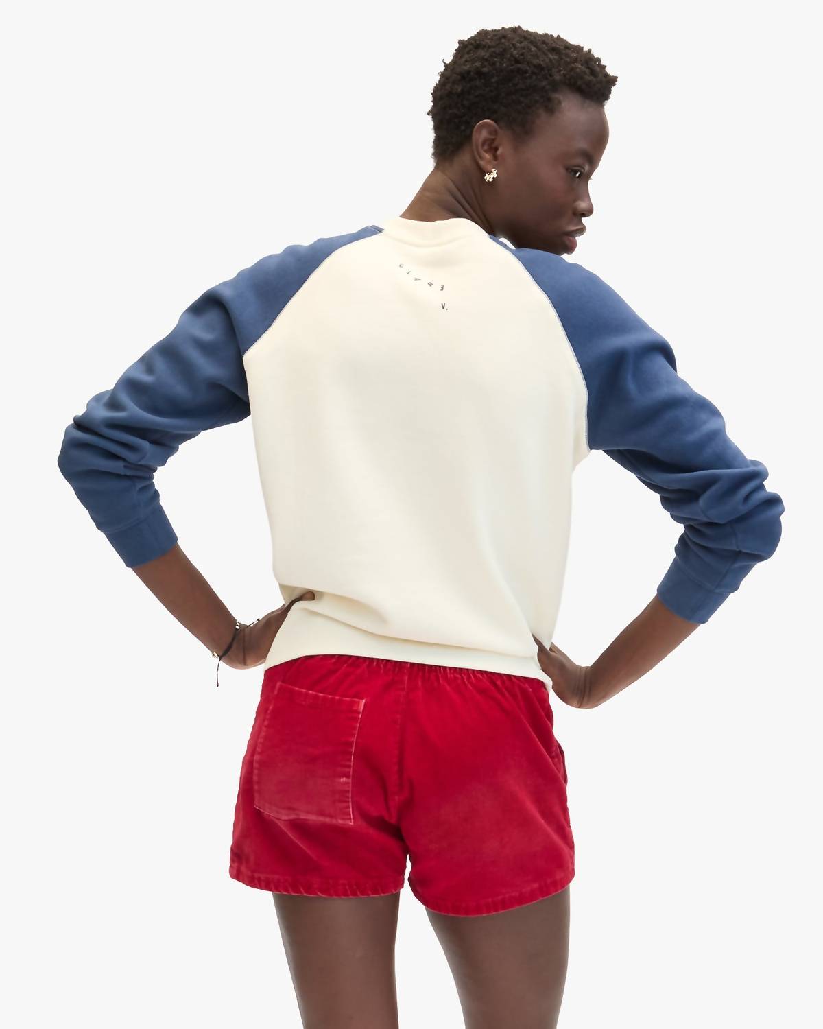 Clare V. - Sardine Embroidered Sardine Sweatshirt