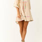 Entro - Neck Tie Half Sleeve Dress