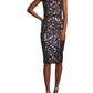 Black Halo - Lena Floral Embroidered Sheath Dress