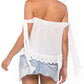 Jen'S Pirate Booty - Essence Self-tie Shoulder Top