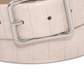 Cinto feminino com painel em relevo de crocodilo INC International Concepts, bege, tamanho pequeno
