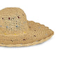 Chapéu de sol feminino BCBGMAXAZRIA com borda recortada, marrom, tamanho regular