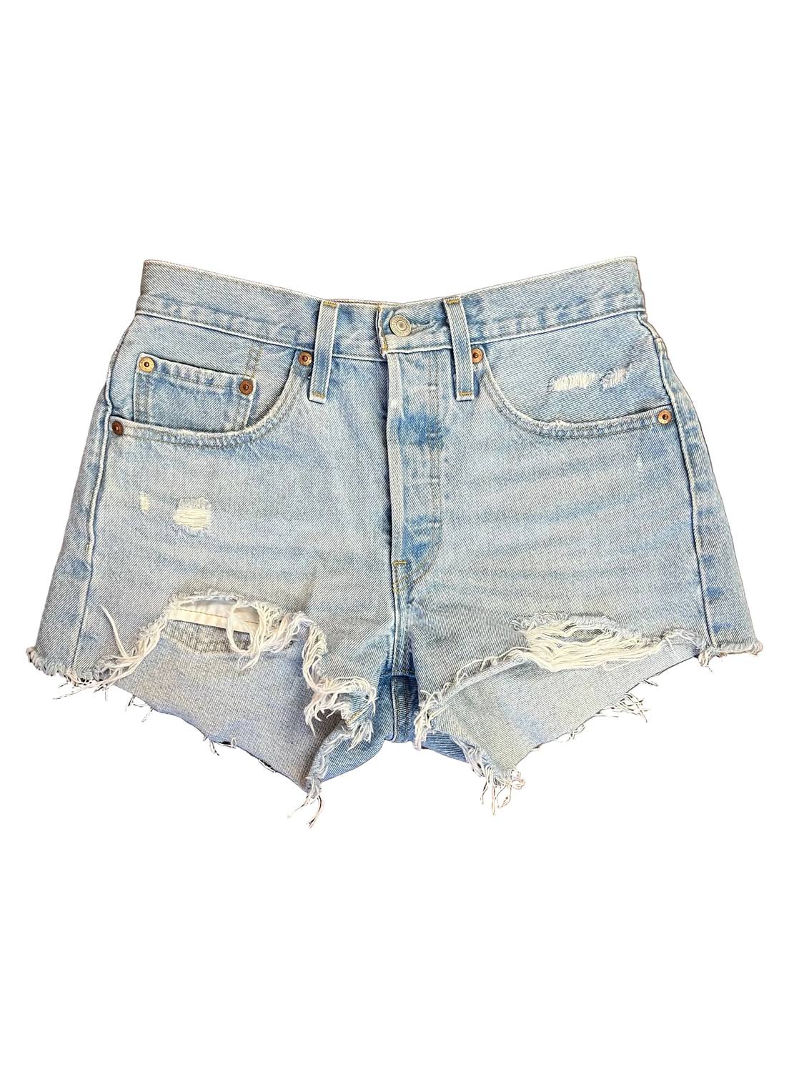 Levi'S - Women's 501 Distressed Denim Cutoff Shorts