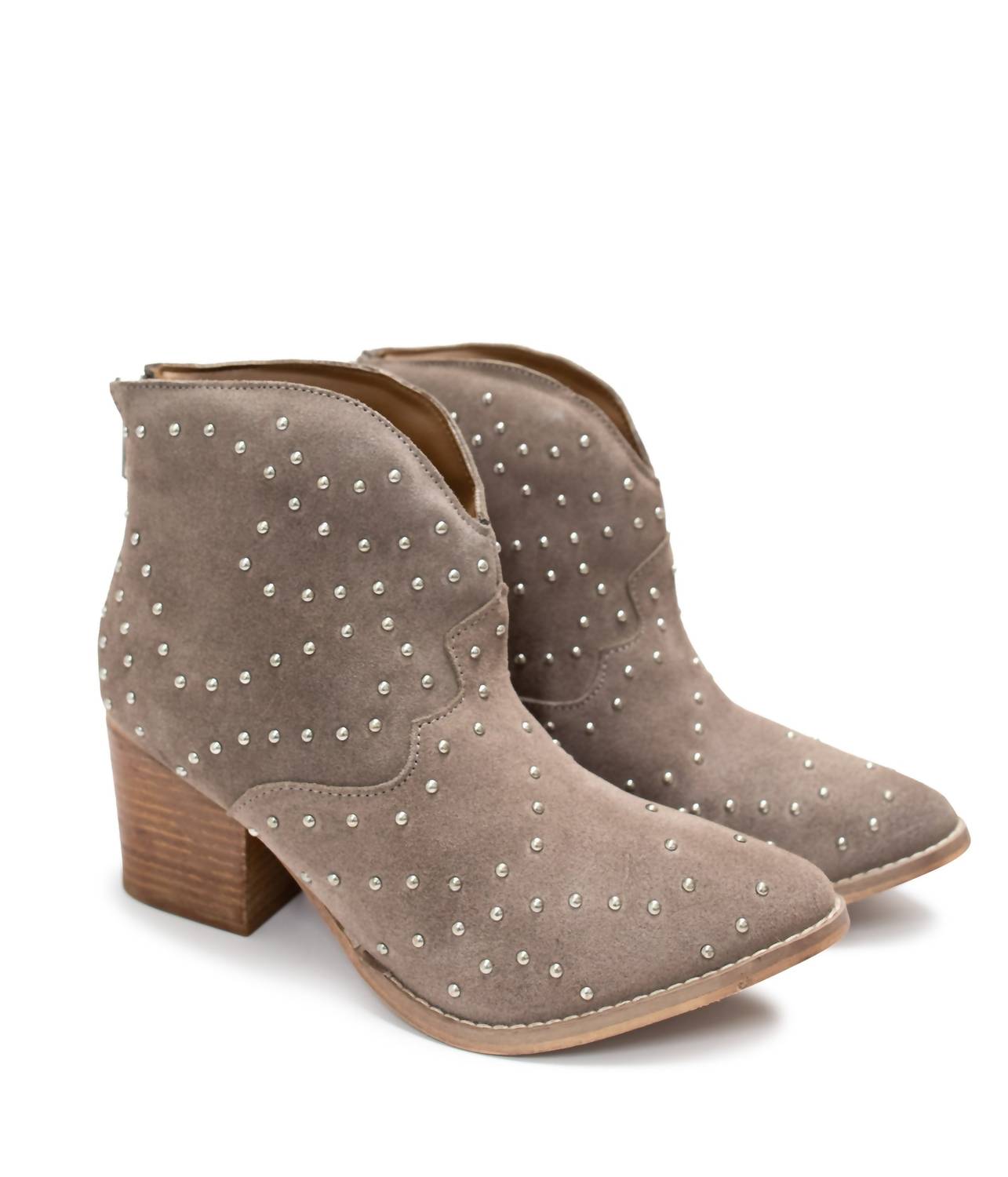 Naughty Monkey - Women's Twilight Studded Heeled Ankle Boot