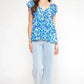 Entro - Lexie Ruffle Sleeves Top