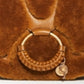 Bolsa transversal feminina See by Chloe em couro e pele de carneiro marrom tamanho regular