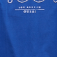Camiseta GUESS Big Girl's 1981 com strass, azul, tamanho médio