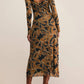 Z Supply - Spellbound Mesh Floral Midi Dress