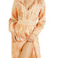 Vestido longo feminino GUESS manga comprida Laurel marrom tamanho pequeno