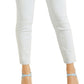 Calça jeans skinny GUESS feminina 1981 de cintura alta, azul, tamanho 25