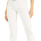 Calça jeans feminina GUESS Ryder cintura baixa flare branca tamanho grande
