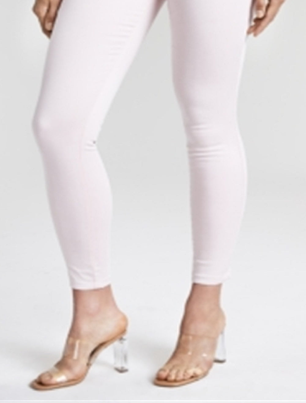 Calça skinny feminina GUESS Sexy Curve de cintura média, rosa, tamanho 26
