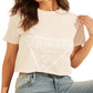 Camiseta feminina GUESS Cropped de algodão com logo rosa tamanho grande