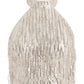 Top curto GUESS com franjas e lantejoulas, dourado, tamanho G