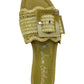 Sam Edelman - Women's Bambi Raffia Buckle Slide Sandals