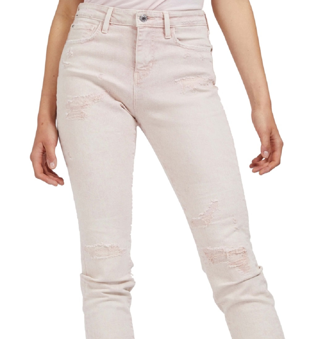 Calça jeans skinny feminina GUESS Ultimate Skinny rosa tamanho 27