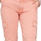 Calça cargo feminina GUESS rosa tamanho pequeno
