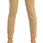 Leggings femininas GUESS Maya de camurça sintética marrom tamanho pequeno