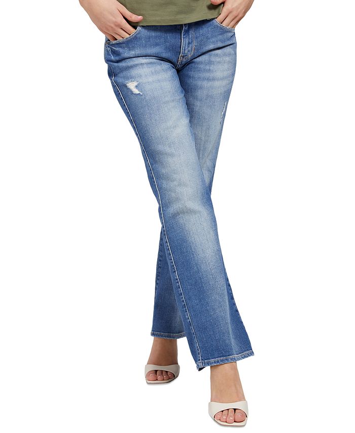 Calça jeans feminina GUESS reta Survivor tamanho 31