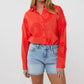Esqualo - 3d Circle Embroidered Blouse