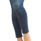 Calça jeans skinny feminina GUESS Conny Button Fly azul tamanho 25