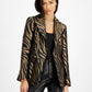 Blazer feminino metálico jacquard da INC International Concepts, preto, tamanho pequeno