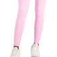 ID Ideology Leggings femininas de compressão, cintura alta, bolso lateral, comprimento 7/8, rosa, tamanho pequeno