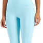 ID Ideology Leggings femininas de cintura alta com bolso lateral e comprimento 7/8, azul, tamanho extrapequeno
