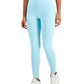 ID Ideology Leggings femininas de compressão, cintura alta, bolso lateral, comprimento 7/8, azul, tamanho grande