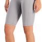 ID Ideology Shorts de ciclismo de compressão feminino de cintura alta 10 cinza tamanho XX-G