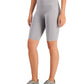 ID Ideology Shorts de ciclismo de compressão feminino de cintura alta 10 cinza tamanho XX-G