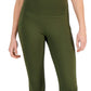 ID Ideology Leggings femininas de compressão com cintura alta e bolso lateral, verde, tamanho pequeno