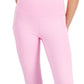 ID Ideology Leggings femininas de compressão com cintura alta e bolso lateral, rosa, tamanho médio