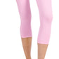 ID Ideology Leggings femininas de compressão com cintura alta e bolso lateral, rosa, tamanho médio