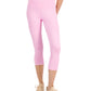 ID Ideology Leggings femininas de compressão com cintura alta e bolso lateral, rosa, tamanho médio