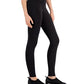 ID Ideology Leggings femininas de compressão com bolso e comprimento total, pretas, tamanho médio