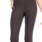 ID Ideology Leggings femininas de compressão com bolso, comprimento total, cinza, tamanho extragrande